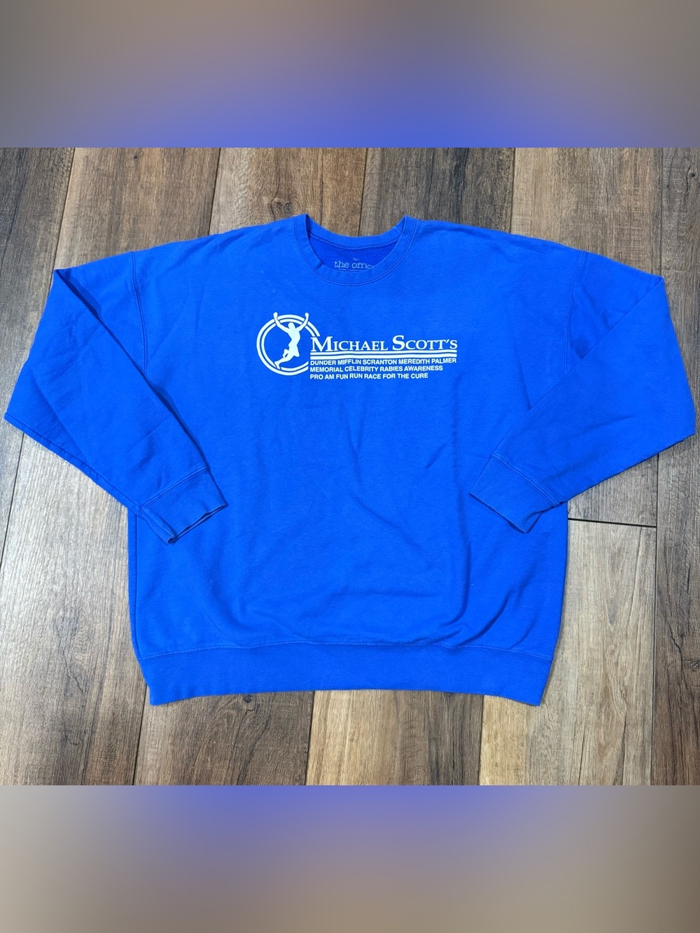 Blue Michael Scott Crewneck Sweatshirt Size XL